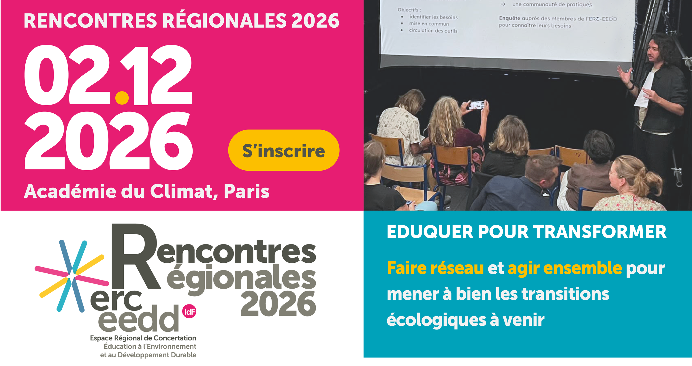 Rencontres régionales 2026, 02.12.2026, Académie du Climat, Paris : s’inscrire